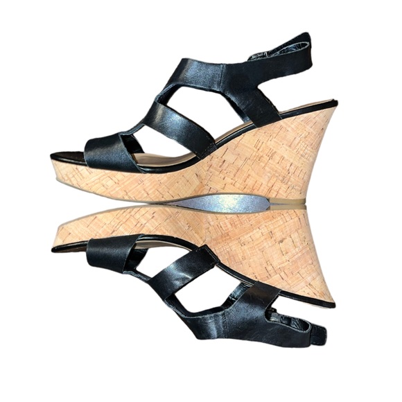 Franco Sarto Shoes - Franco Sarto Collete Black Wedge SZ 10